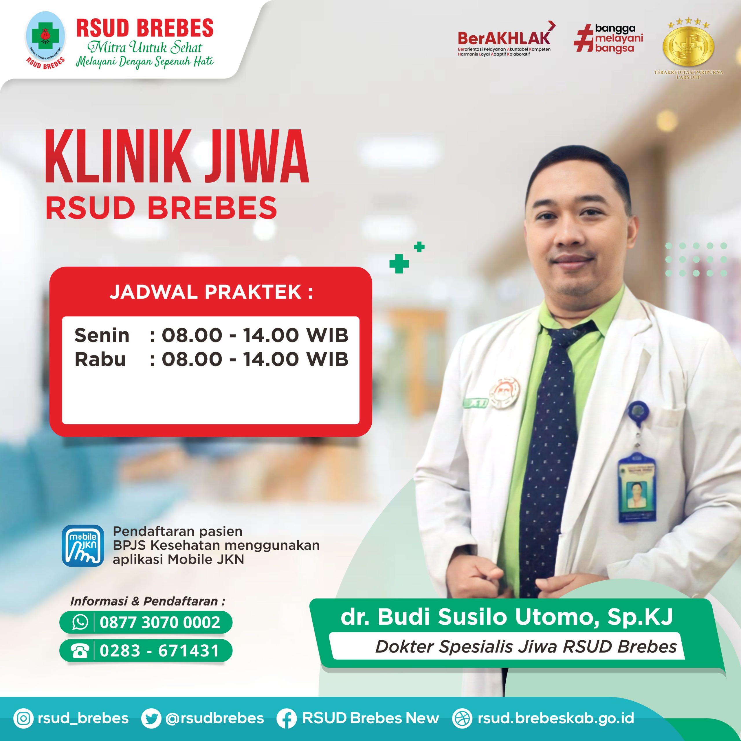 dr. Budi Susilo, Sp.KJ - RSUD Brebes